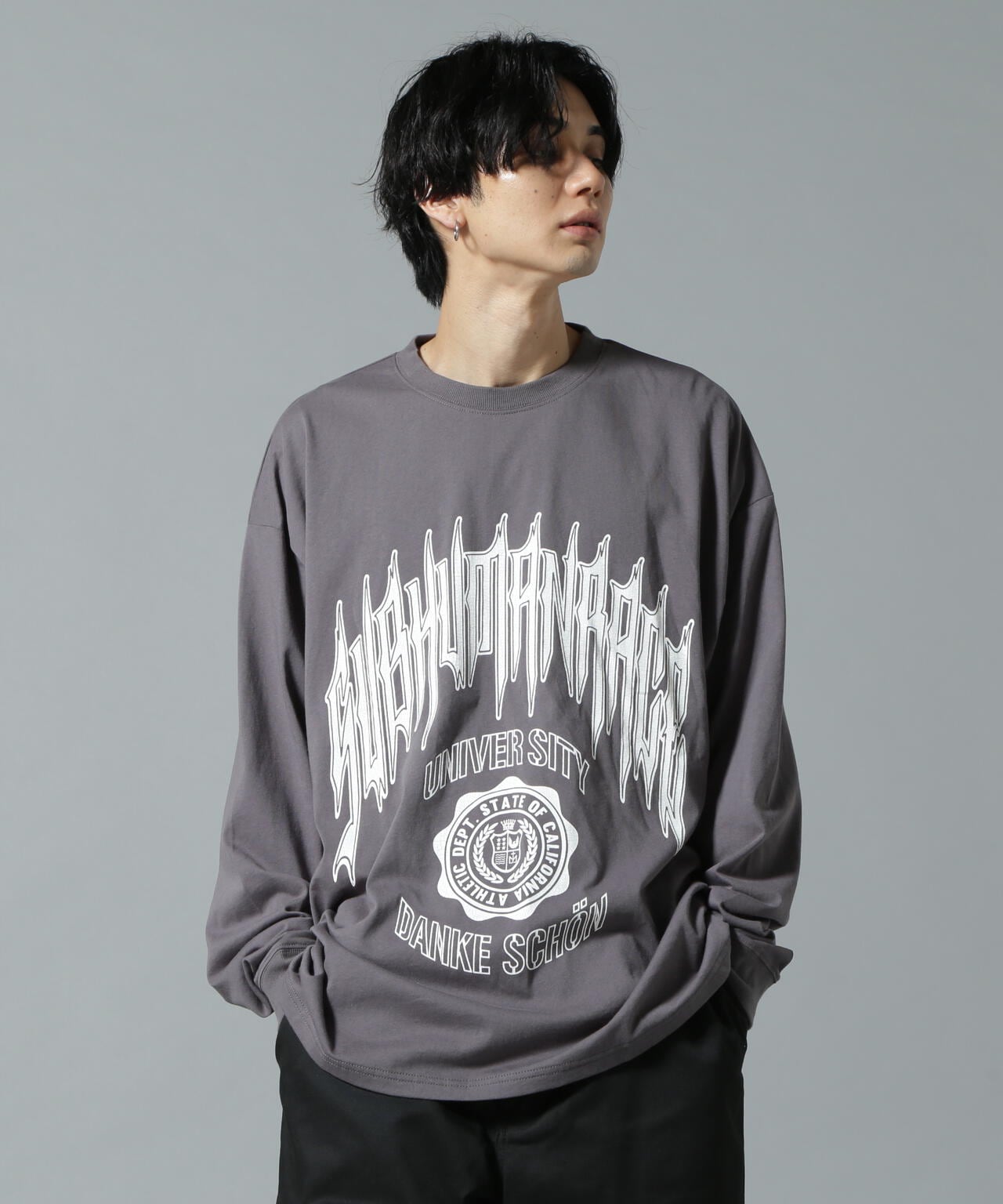 WEB&DEPOT限定】DankeSchon/SUBHUMAN LST/ロゴロングスリーブTシャツ