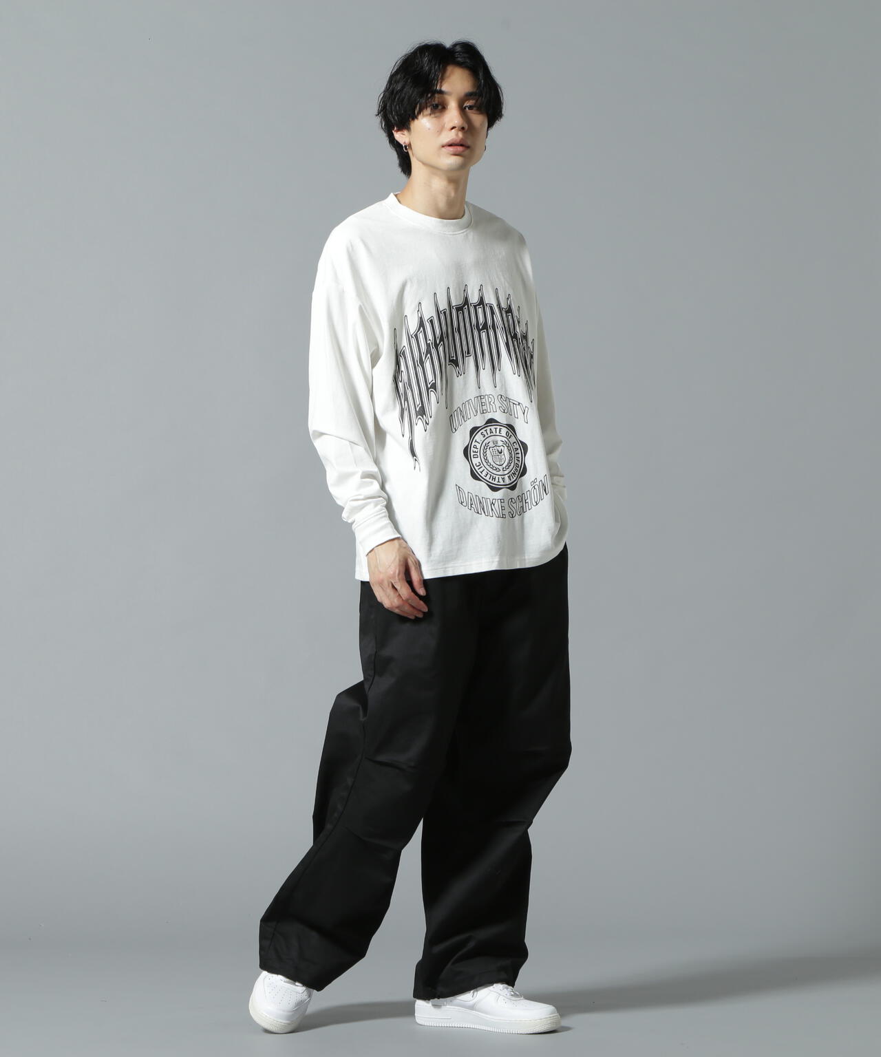 WEB&DEPOT限定】DankeSchon/SUBHUMAN LST/ロゴロングスリーブTシャツ