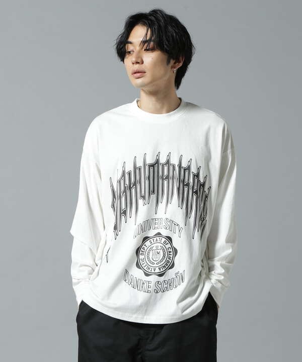 【WEB&DEPOT限定】DankeSchon/SUBHUMAN LST/ロゴロングスリーブTシャツ