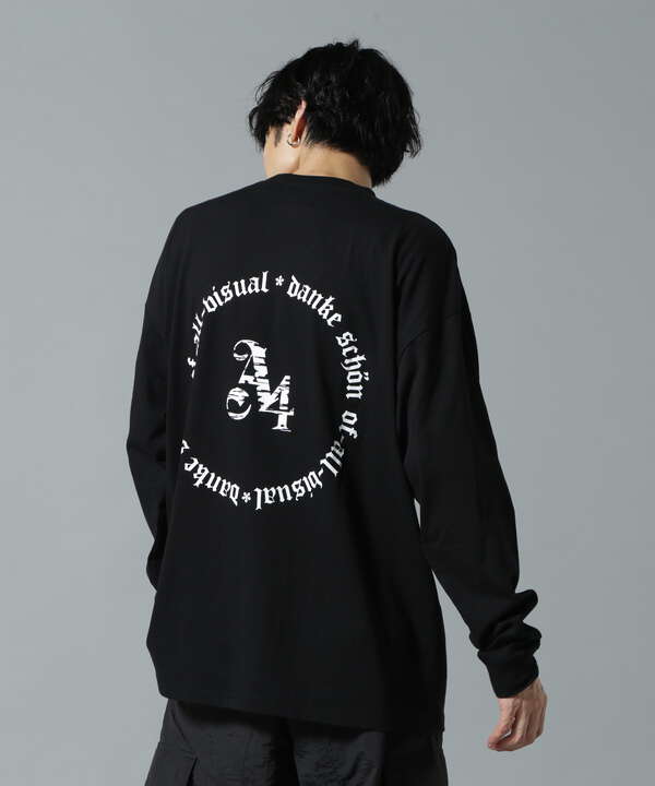 【WEB&DEPOT限定】DankeSchon/ダンケシェーン/A4 LST/サークルロゴ ロングスリーブTシャツ