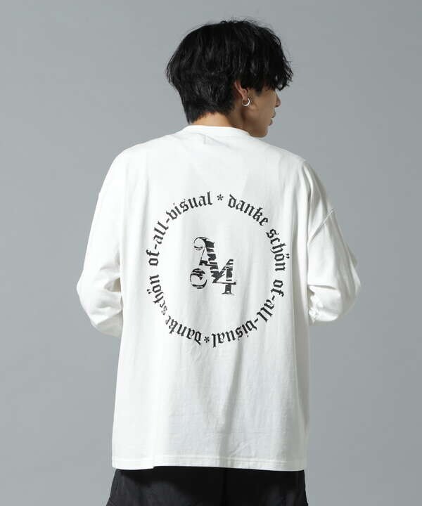 【WEB&DEPOT限定】DankeSchon/ダンケシェーン/A4 LST/サークルロゴ ロングスリーブTシャツ