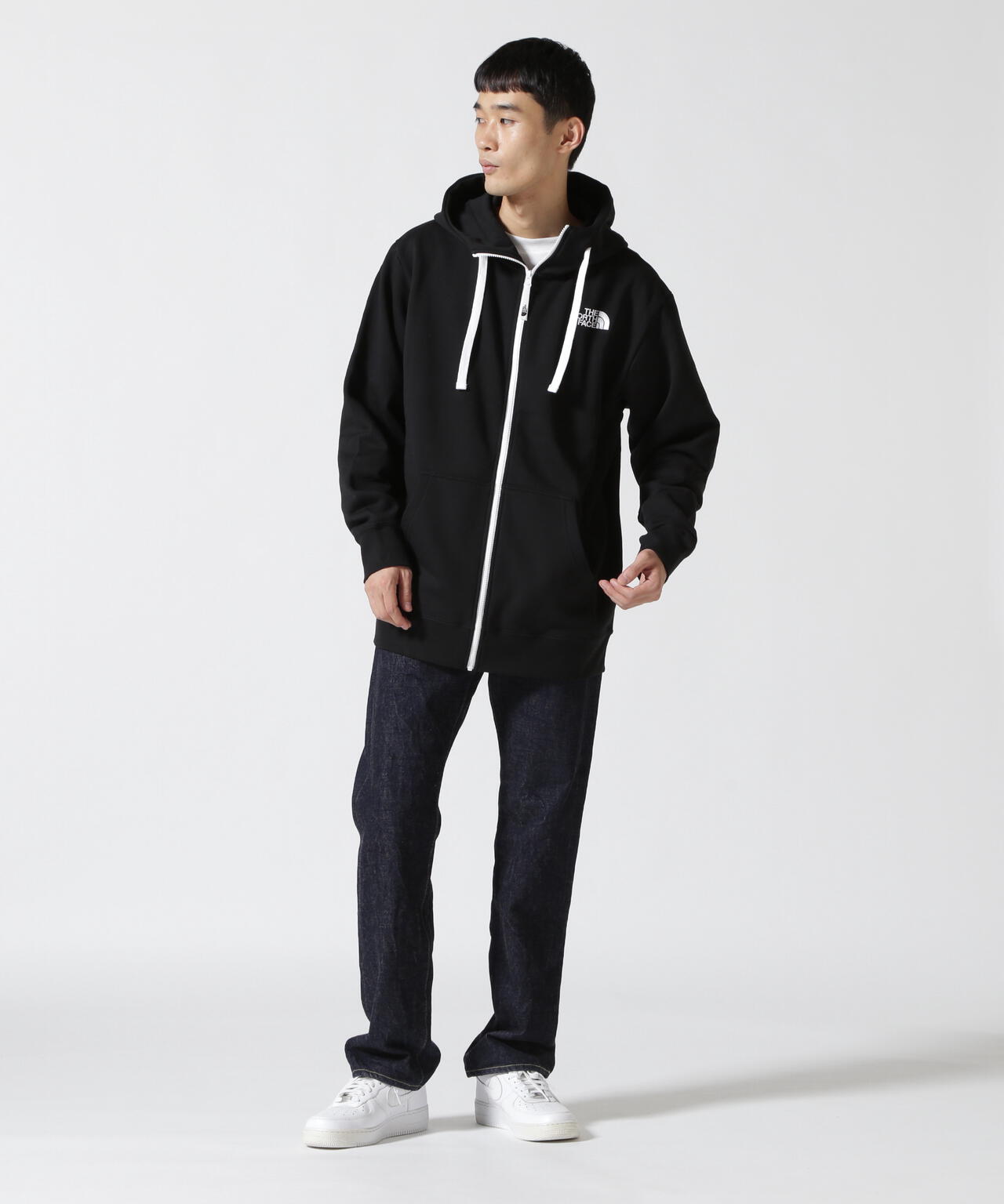 THE NORTH FACE ジップ スウェットパーカー