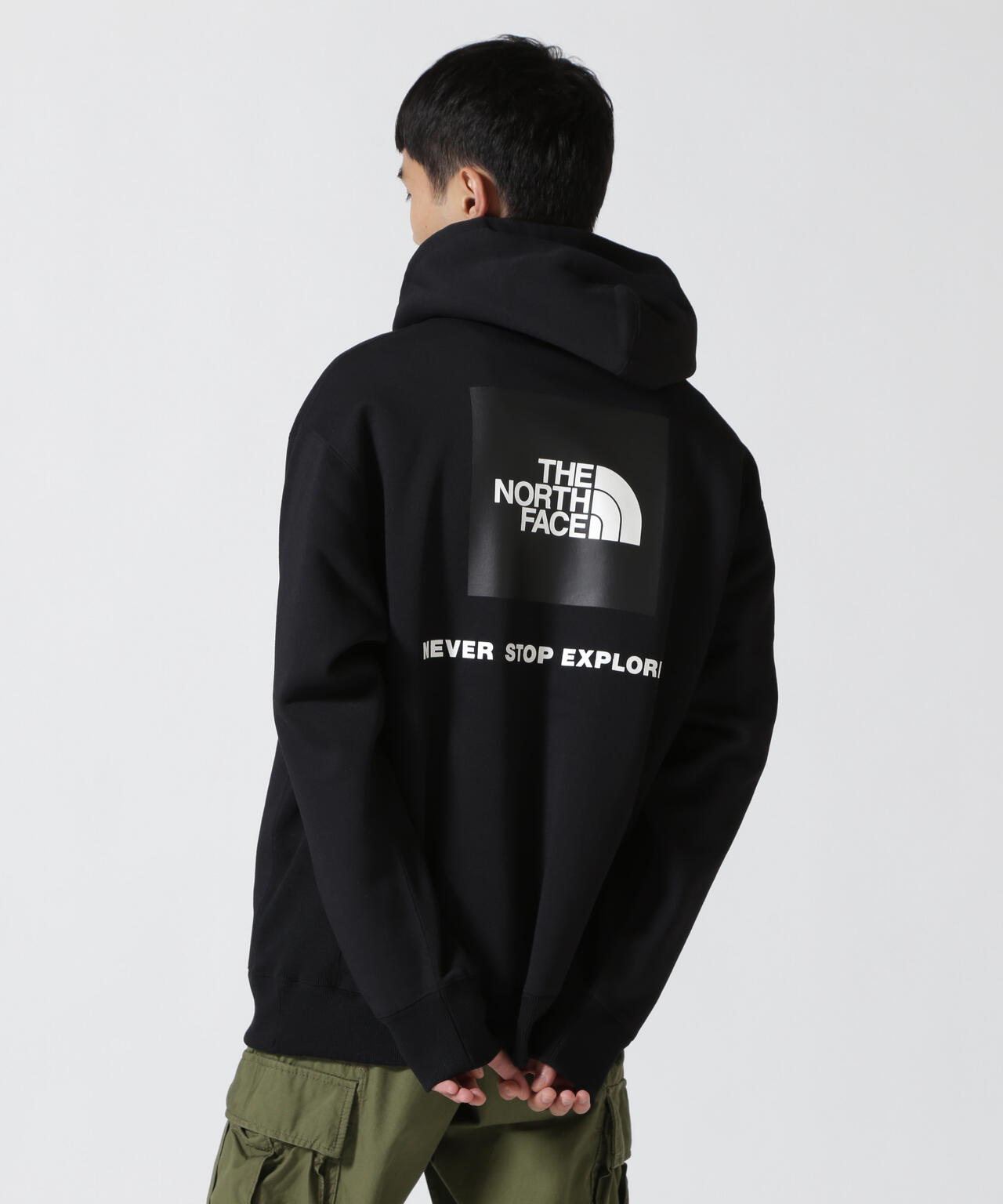 M The North Face Back Square Logo Hoodie