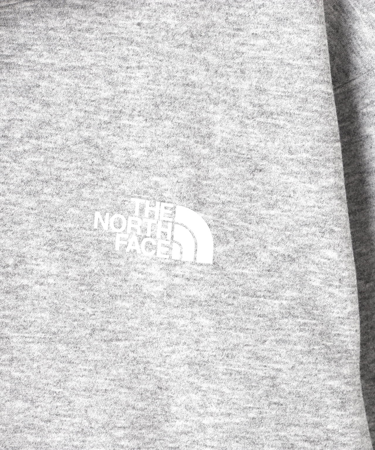 THE NORTH FACE◇SQUARE LOGO HOODIE/L/ポリエステル/GRY-
