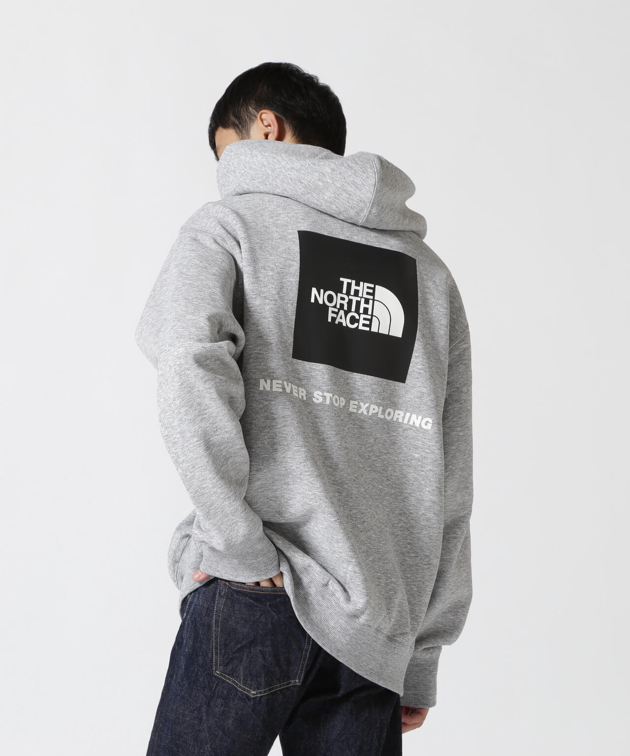 M The North Face Back Square Logo Hoodie