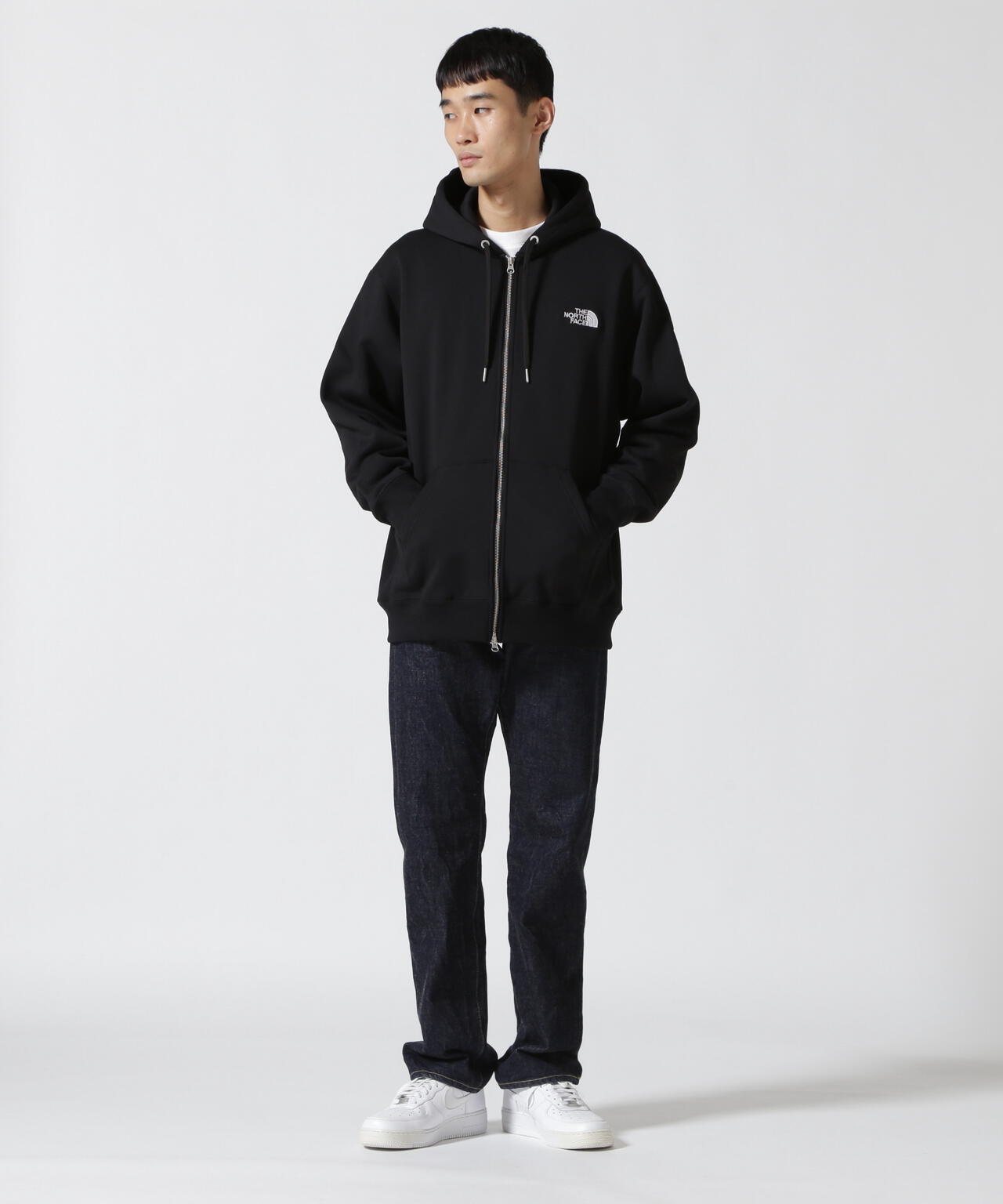 THE NORTH FACE/ザ・ノースフェイス/Square Logo Full Zip/スクエア 