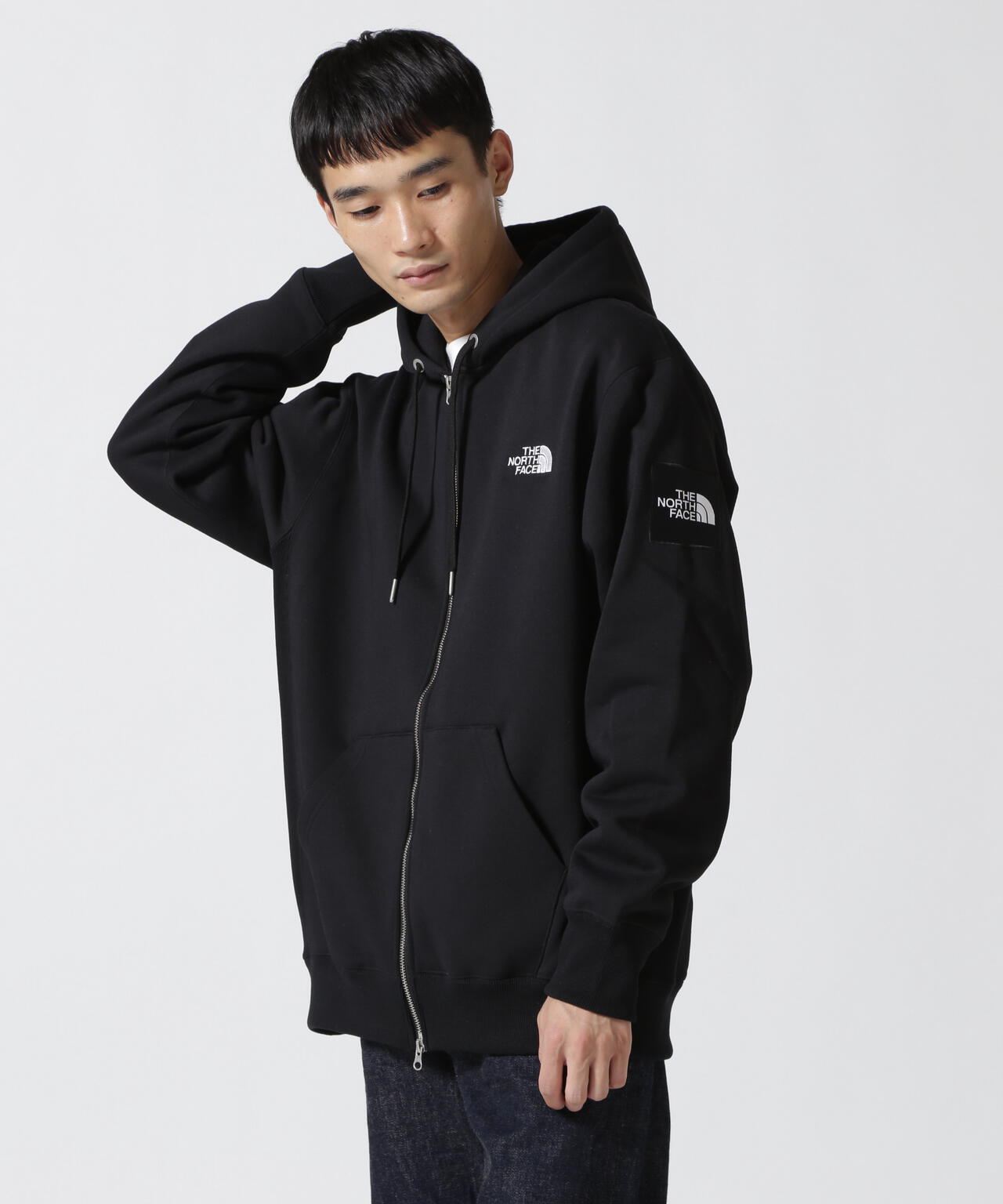 THE NORTH FACE/ザ・ノースフェイス/Square Logo Full Zip/スクエア 