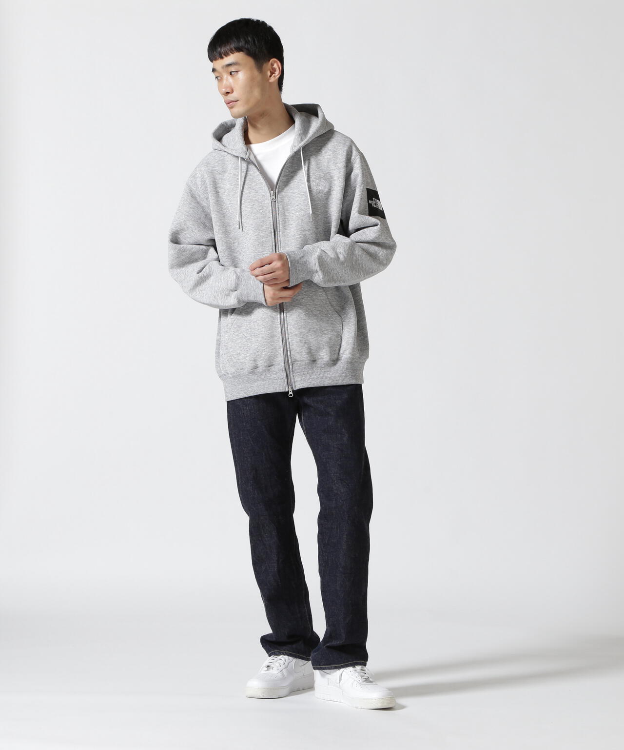 THE NORTH FACE/ザ・ノースフェイス/Square Logo Full Zip/スクエア ...