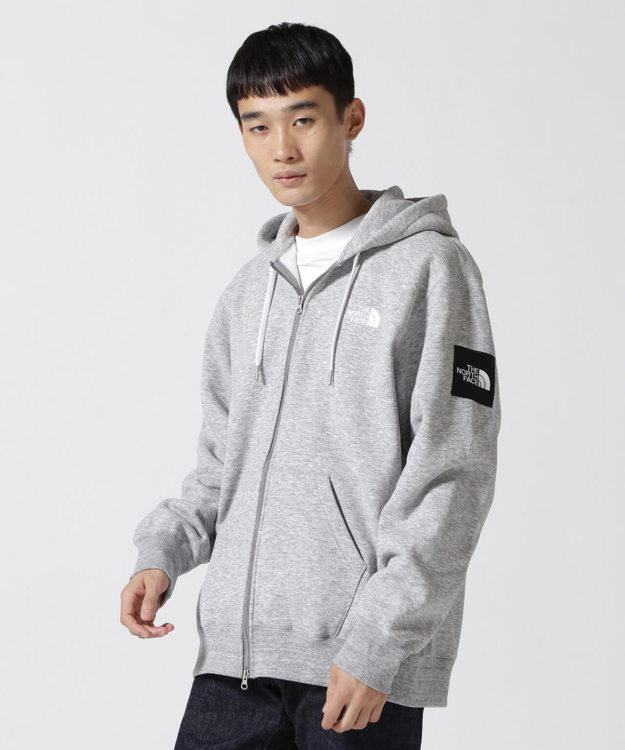 THE NORTH FACE/ザ・ノースフェイス/Square Logo Full Zip/スクエアロゴフルジップ パーカー | LHP (  エルエイチピー ) | US ONLINE STORE（US オンラインストア）