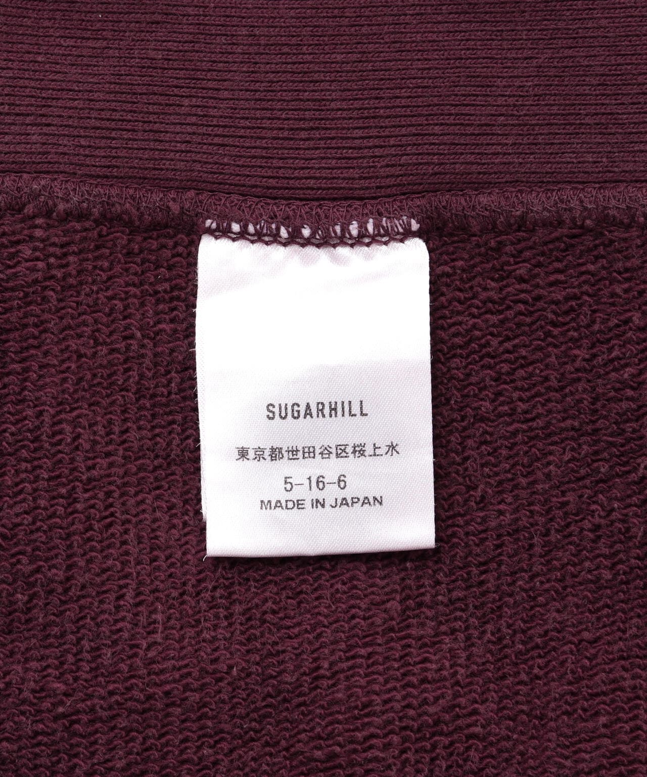 SUGARHILL/シュガーヒル/COLLEGE PRINT SWEAT SHIRT/カレッジプリントスウェットシャツ
