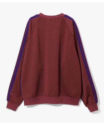 NEEDLES/ニードルズ/Track Crew Neck Shirt - Poly Smooth/トラッククルーネックシャツ ポリスムース