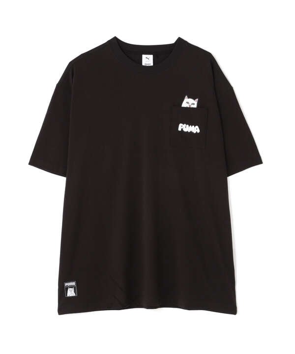 Puma cotton t-shirt BETTER CLASSICS Oversized Tee black color
