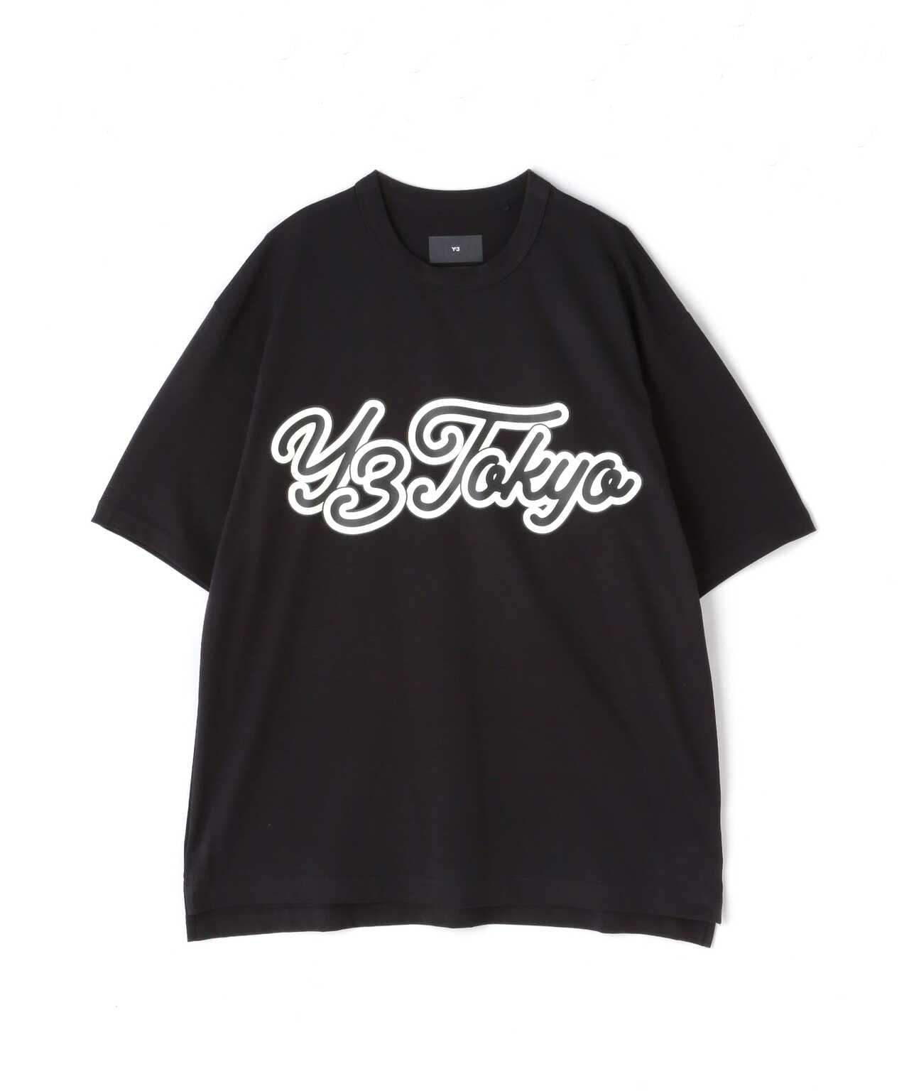 YohjiYamamotoY-3 ワイスリー 3ライン ロゴTシャツ