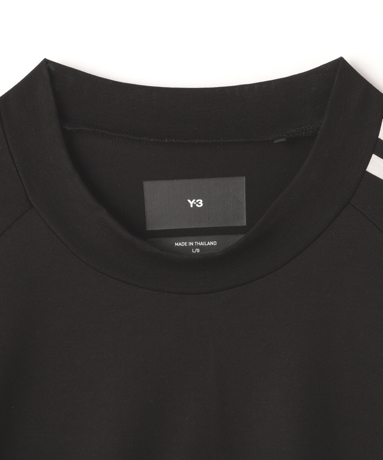 Y-3 ワイスリー M 3 PARACHUTE SS TEE DY7150 サイドラインスリット半袖Tシャツ ブラック
