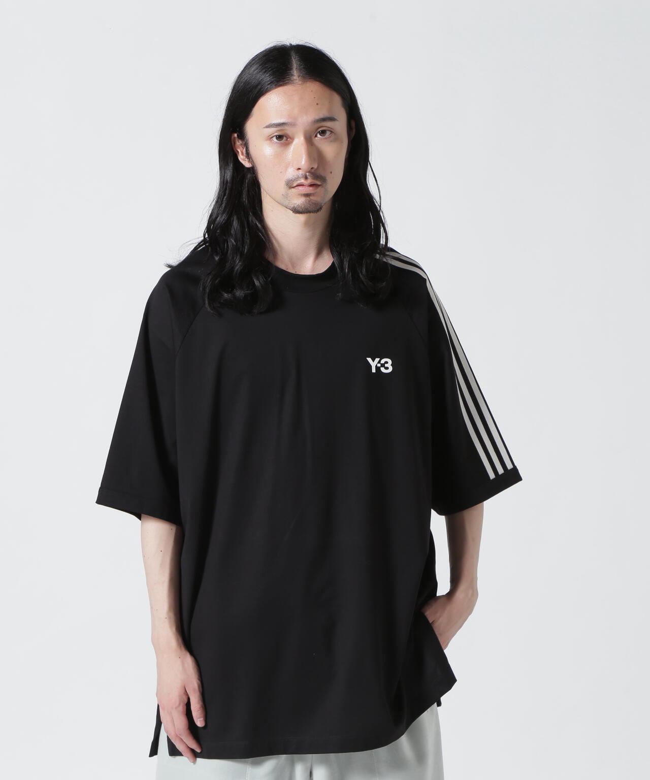 Y-3/ワイスリー/3S SS TEE/スリーストライプ半袖Tシャツ | LHP