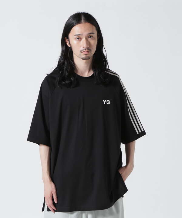 Y-3/ワイスリー/3S SS TEE/スリーストライプ半袖Tシャツ（7843234241