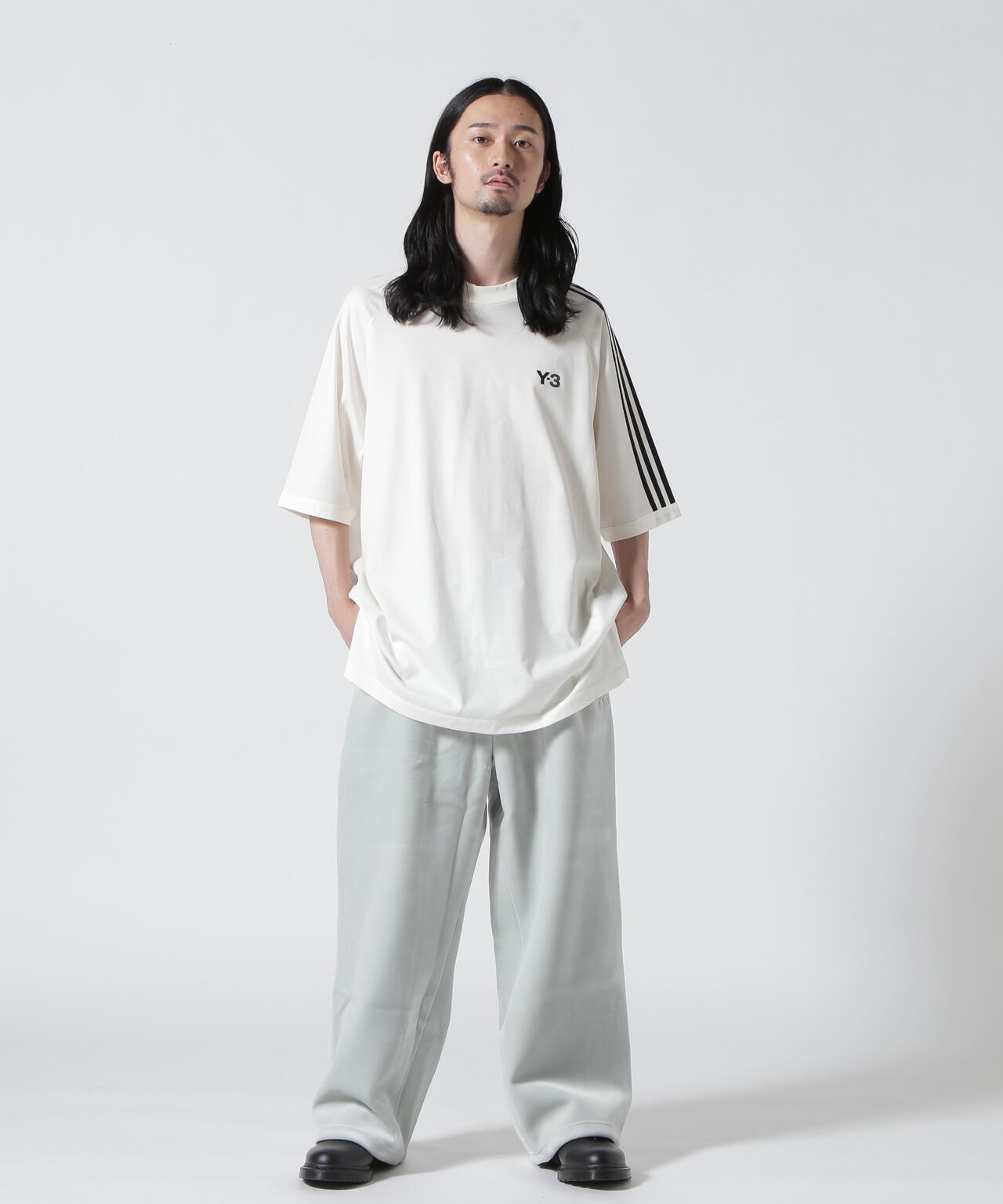 Y-3/ワイスリー/3S SS TEE/スリーストライプ半袖Tシャツ | LHP ...