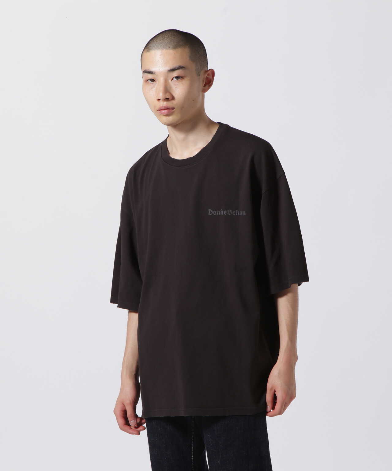 DankeSchon/ダンケシェーン/PIGMENT BACK LOGO SST/ピグメントバック