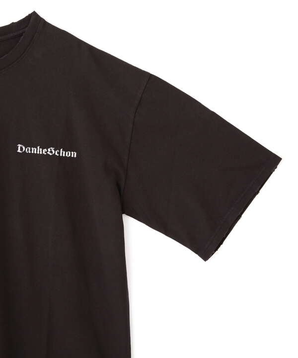 DankeSchon/ダンケシェーン/PIGMENT BACK LOGO SST/ピグメントバックロゴTシャツ