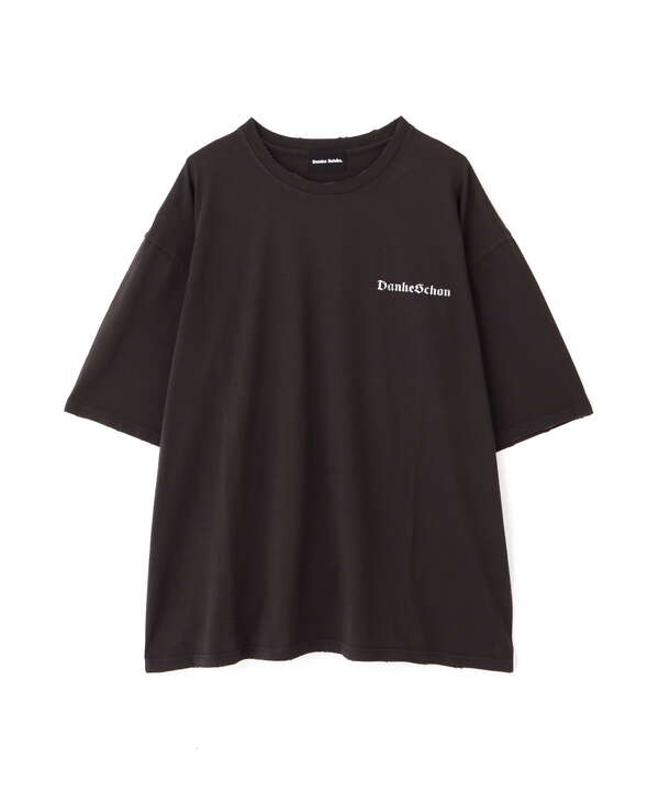 DankeSchon/ダンケシェーン/PIGMENT BACK LOGO SST/ピグメントバックロゴTシャツ