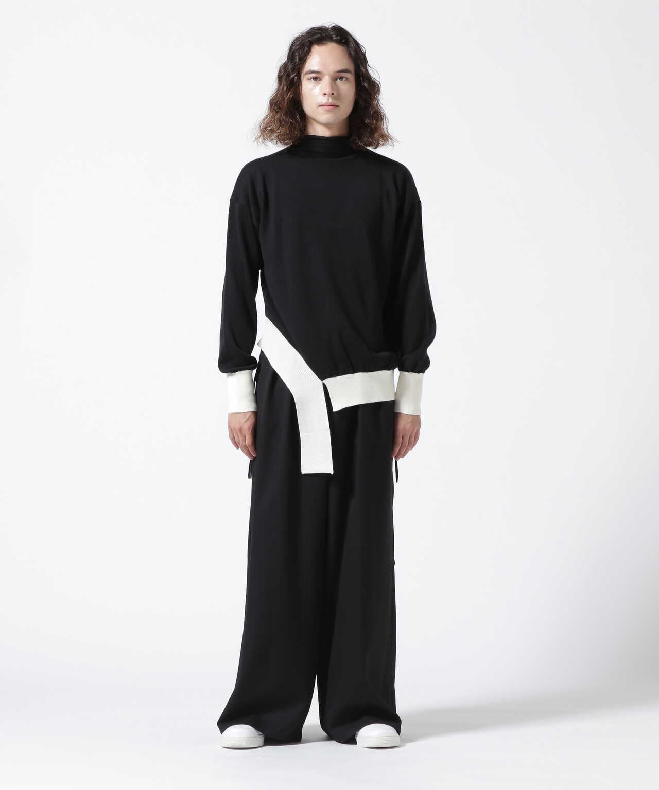 sulvam/サルバム/HIGH NECK RANDOM HEM KNIT/ハイネックランダムヘムニット | LHP ( エルエイチピー ) | US  ONLINE STORE（US オンラインストア）