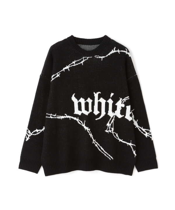 【WEB&DEPO限定】WHITELAND/ホワイトランド/WIRE CN/ワイヤークルーネック