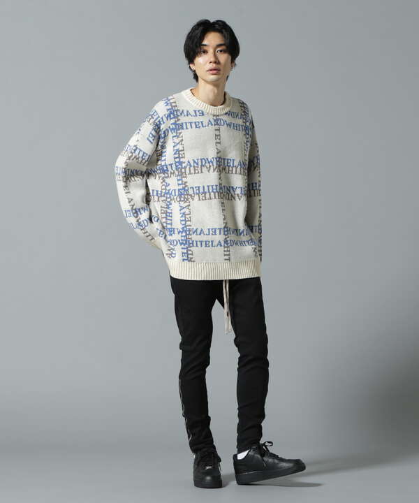 【WEB&DEPOT限定】WHITELAND/ホワイトランド/LOGO CHECK CN