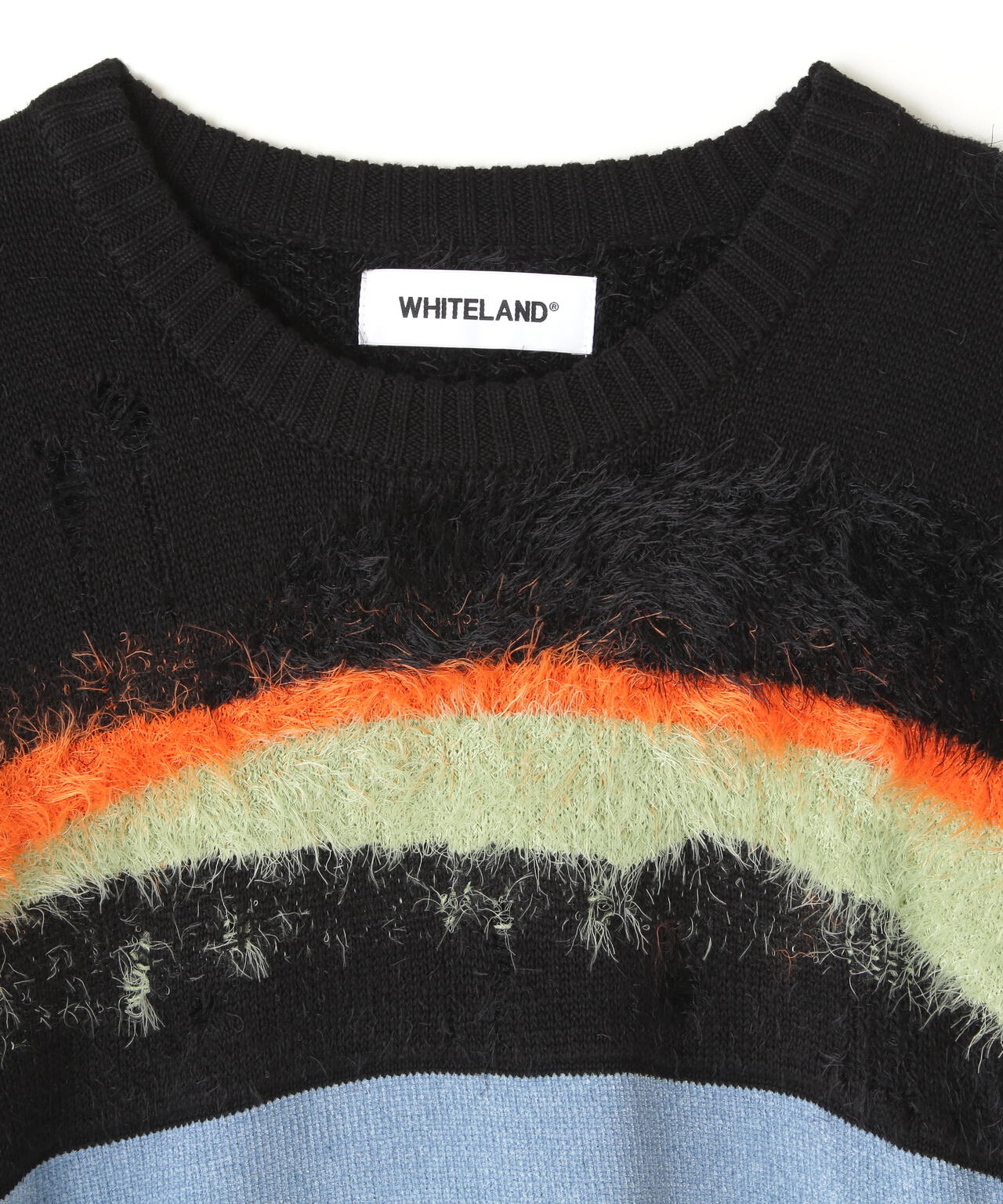 WHITELAND/ホワイトランド/MULTI BORDER KNIT/マルチボーダーニット