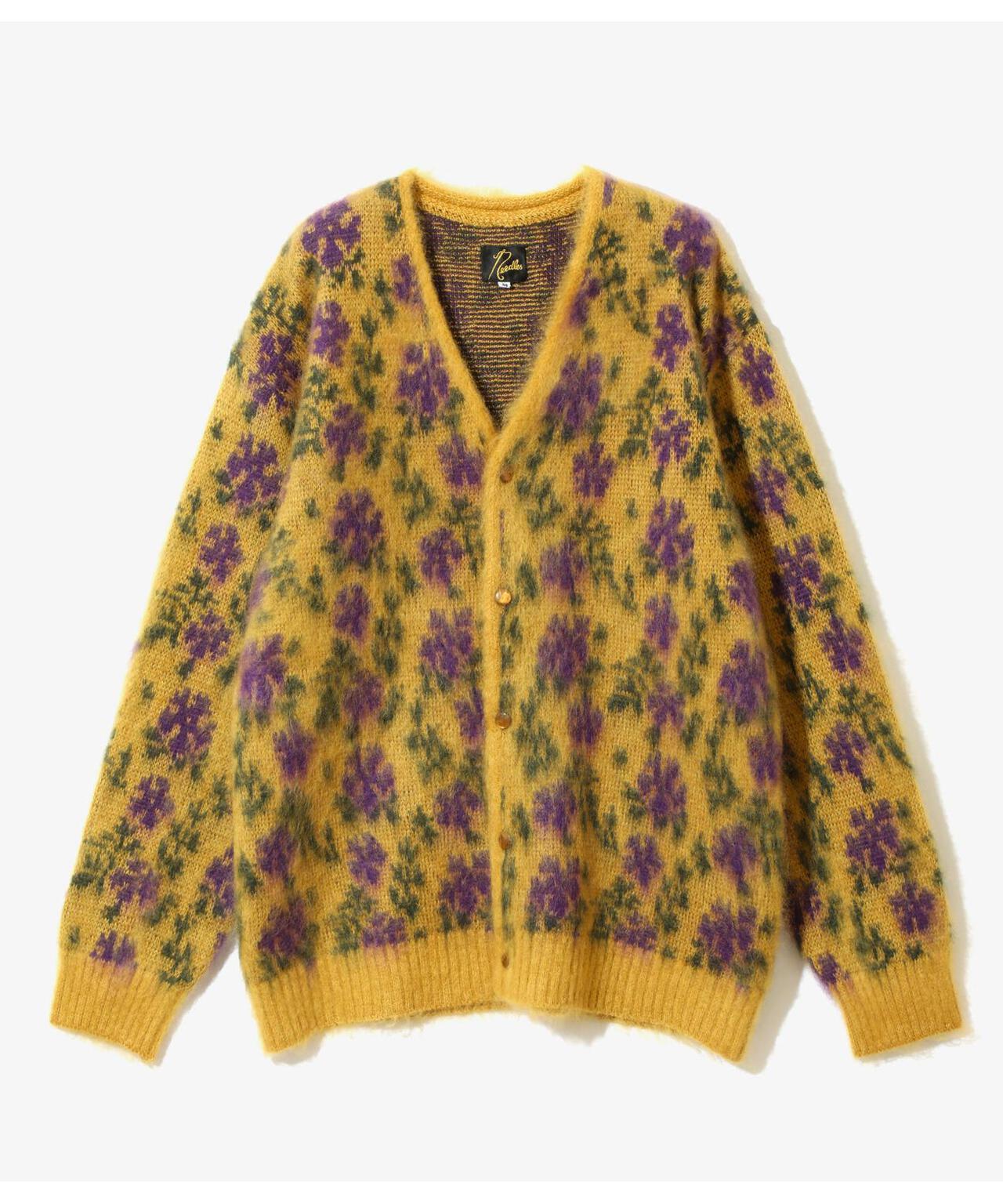 NEEDLES MOHAIR CARDIGAN - FLOWERMOHAIRCARDIGAN - カーディガン