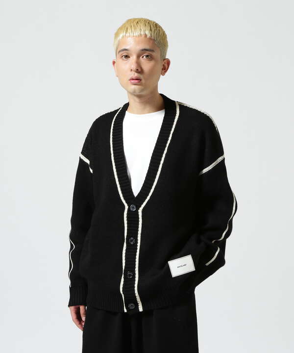 WEB&DEPOT限定/WHITELAND/ホワイトランド/LINE CARDIGAN