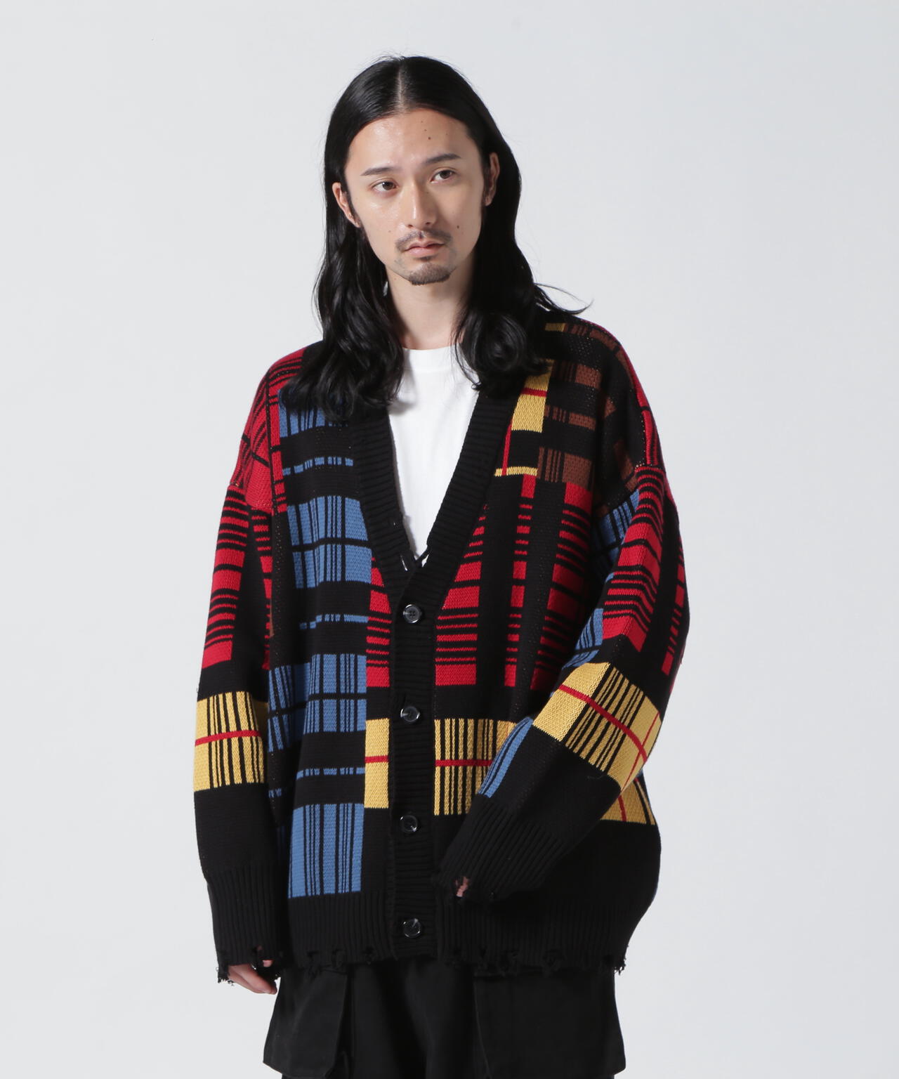 WHITELAND/ホワイトランド/CHECK CARDIGAN/チェックカーディガン | LHP