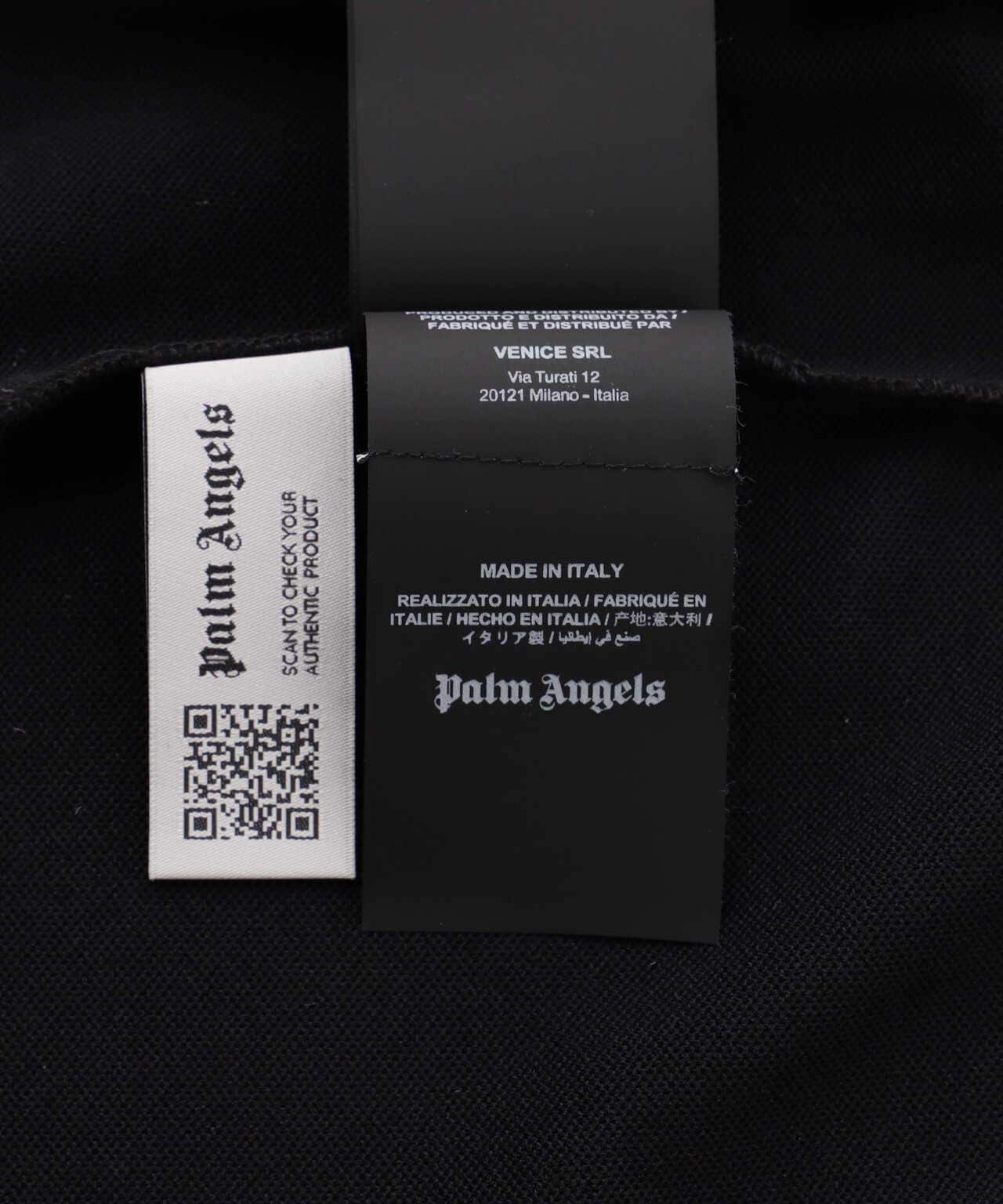 Palm Angels monogram-print Leather Varsity Jacket - Farfetch