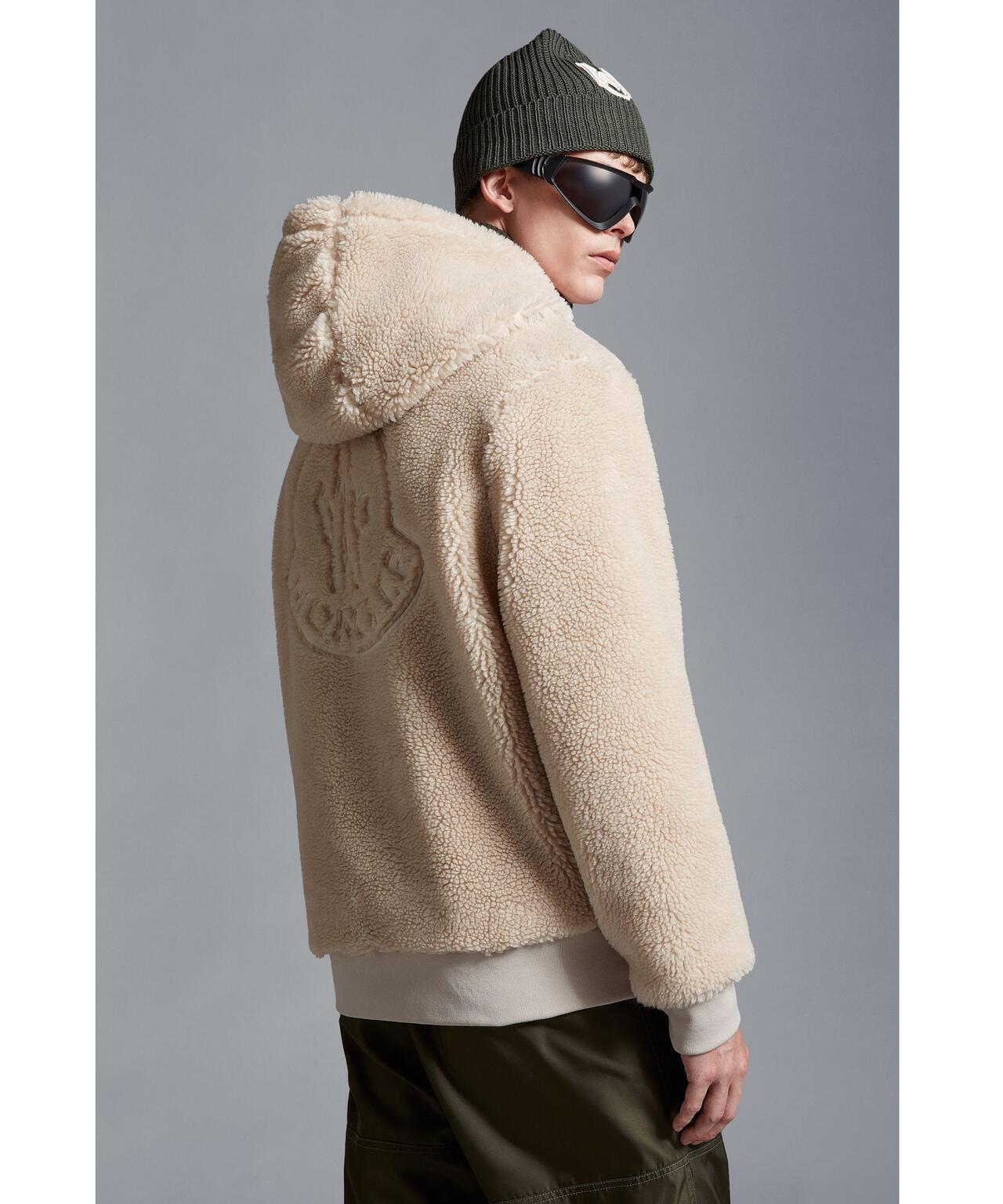 MONCLER モンクレール フリース ハーフジップ グレー M-