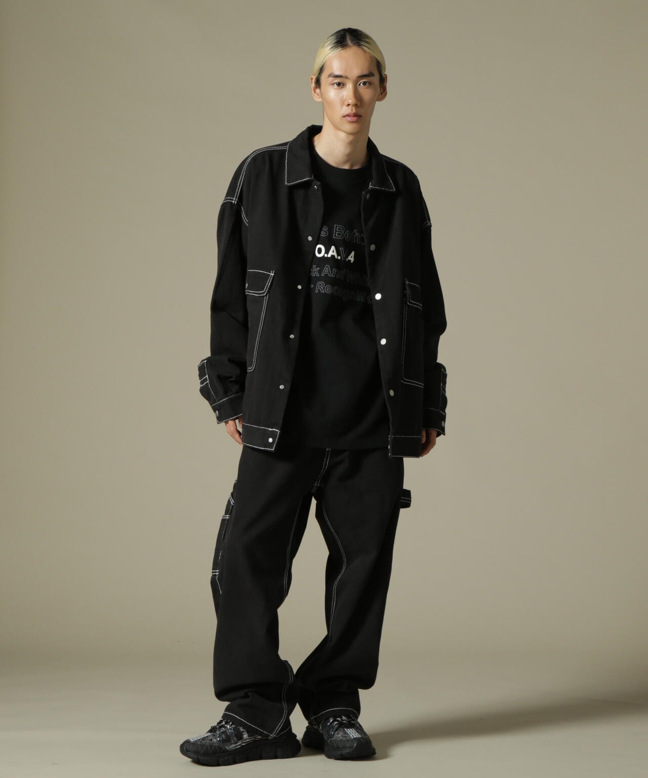 DankeSchon/ダンケシェーン/0STITCH TWILL COVERALLS/0ステッチツイル