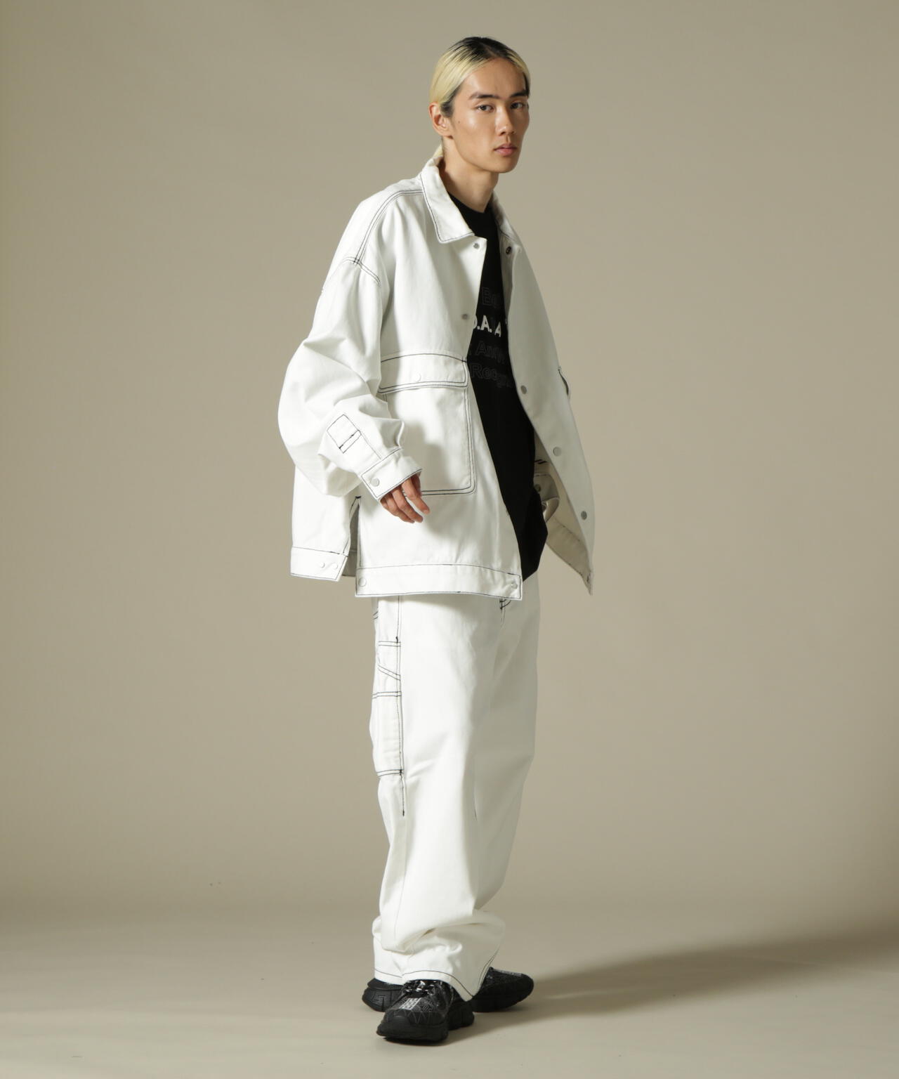 DankeSchon/ダンケシェーン/0STITCH TWILL COVERALLS/0ステッチツイル