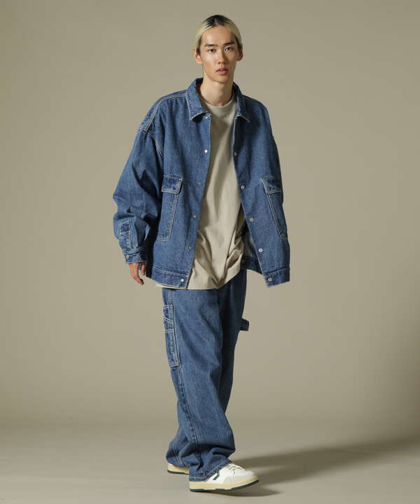 DankeSchon/ダンケシェーン/Premium Denim 0stitch Coveralls/0ステッチデニムカバーオール