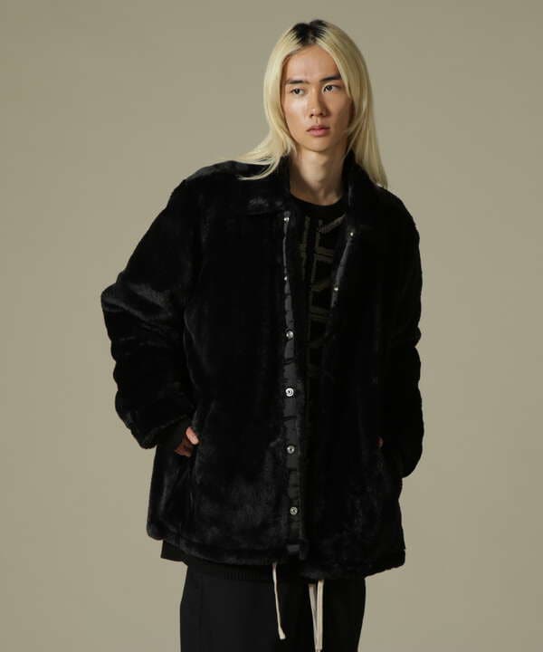 DankeSchon/ダンケシェーン/PREMIUM ECO FUR COACH JACKET/エコファーコーチジャケット