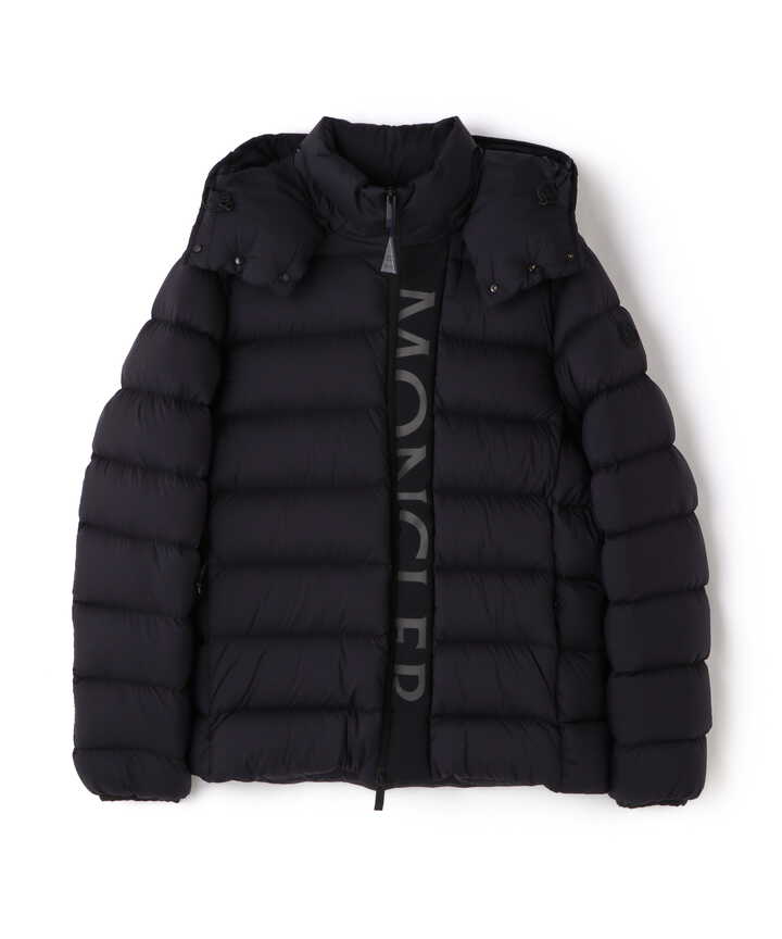 MONCLER ダウンジャケット ロング丈 チェック ブラウン-