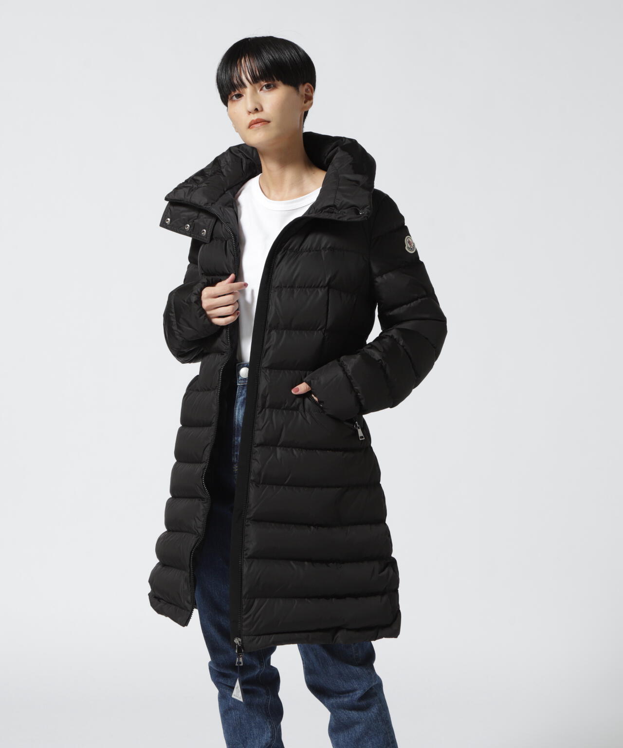 モンクレール MONCLER フラメッテ ロング ダウン ジップ 00