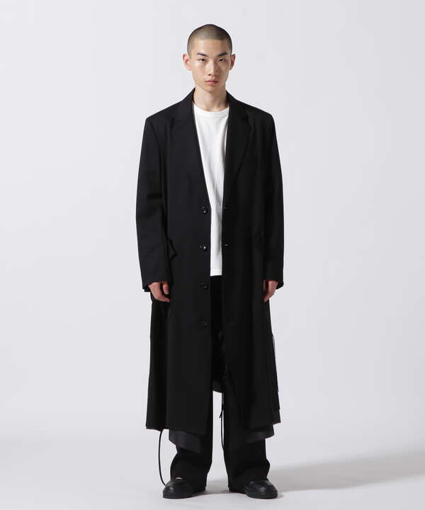 sulvam/サルバム/GABARDINE PIPING LONG COAT/ギャバジンパイピングロングコート