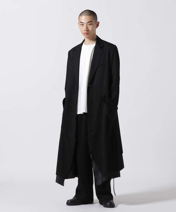 sulvam/サルバム/GABARDINE PIPING LONG COAT/ギャバジンパイピングロングコート