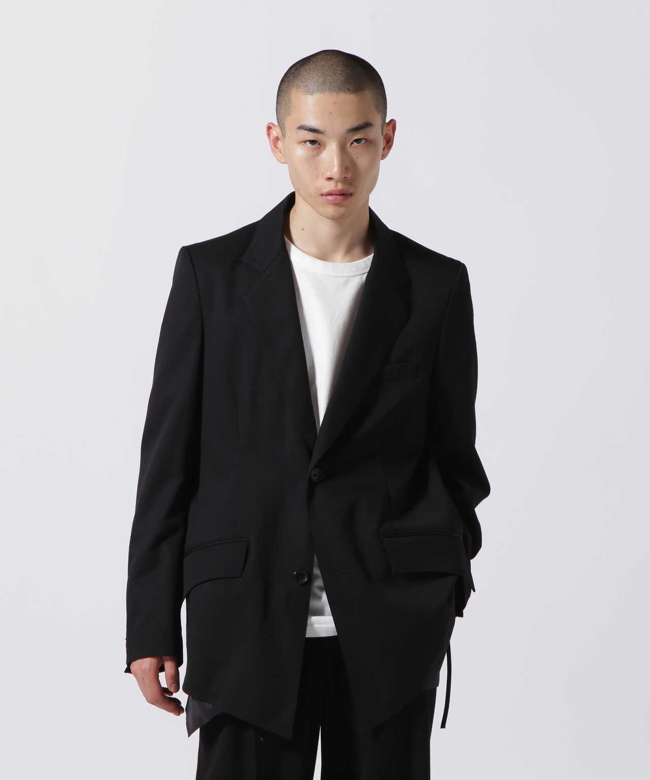 sulvam/サルバム/2 BOTTON GABARDINE PIPING JACKET/2ボタンギャバジン ...