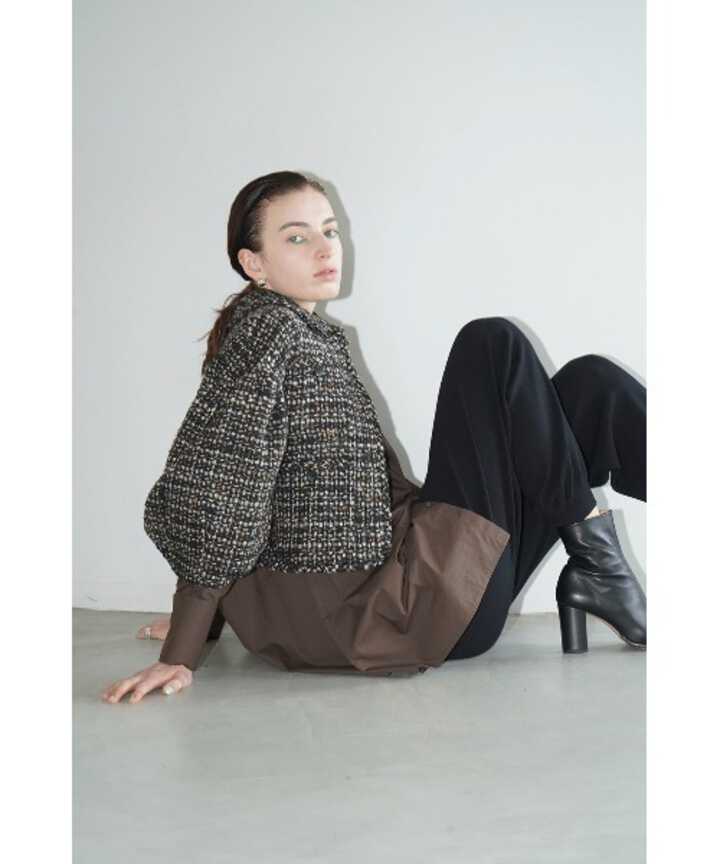 CLANE/クラネ/MIX TWEED PUFF SLEEVE JACKET | LHP ( エルエイチピー ) | US ONLINE  STORE（US オンラインストア）