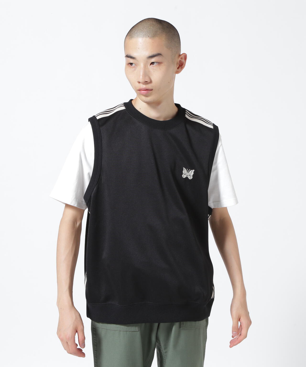 NEEDLES/ニードルズ/Exclusive Sleeveless Track C/Neck Shirts/別注 ...