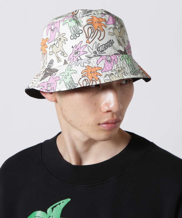 PalmAngels/パームエンジェルス/SKETCHY REVERSIBLE BUCKET HAT/リバーシブルバケットハット