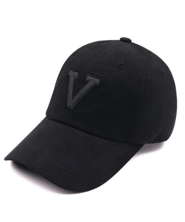 VERUTUM/ヴェルタム/Leather Applique Cap