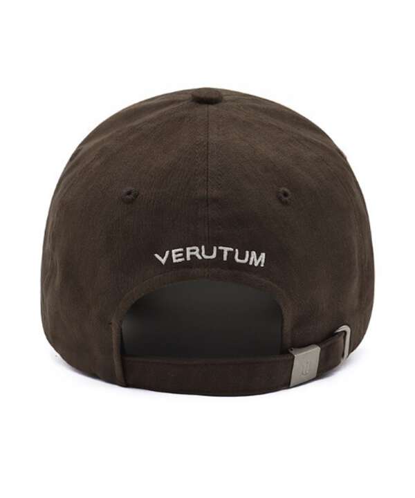 VERUTUM/ヴェルタム/Leather Applique Cap