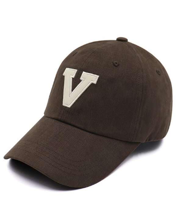 VERUTUM/ヴェルタム/Leather Applique Cap