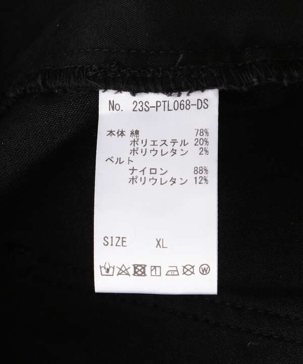 DankeSchon/ダンケシェーン/TCBLK OUTZIP PANTS