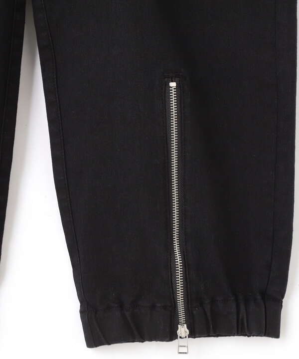 DankeSchon/ダンケシェーン/TC BLK FRONTZIP PANTS/TCブラックフロントジップパンツ